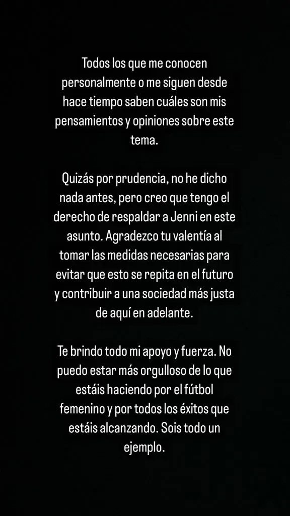 Esto publicó Aitor Ruibal, jugador del Real Betis de España (Twitter)