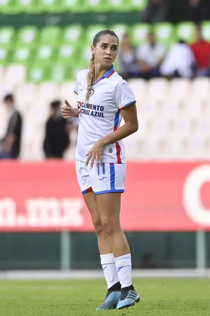 Nailea Vidrio,  durante el partido de la jornada 2 del torneo Clausura 2023 de la Liga BBVA MX Femenil. Foto: Imago7