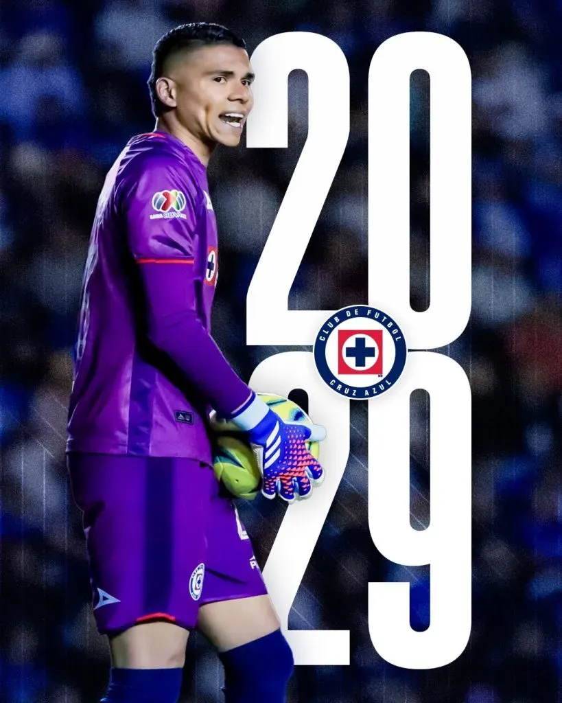 Kevin Mier renueva con Cruz Azul haste el 2029