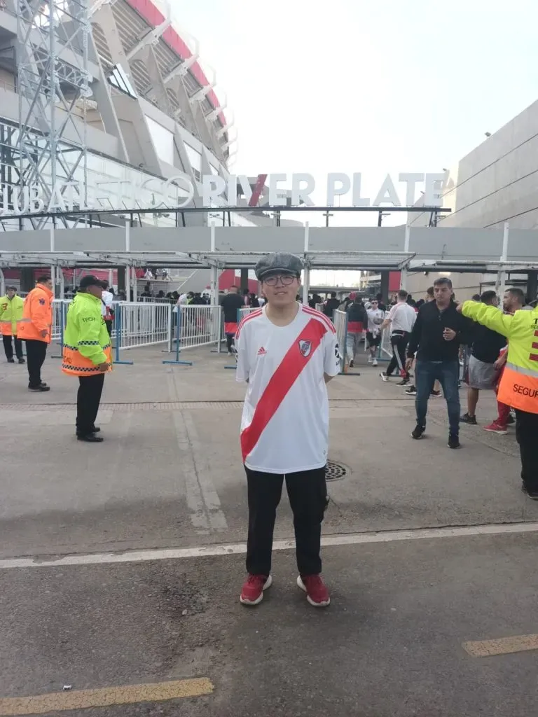 La primera vez de Sam en el Monumental (Foto: Ignacio Mendoza)