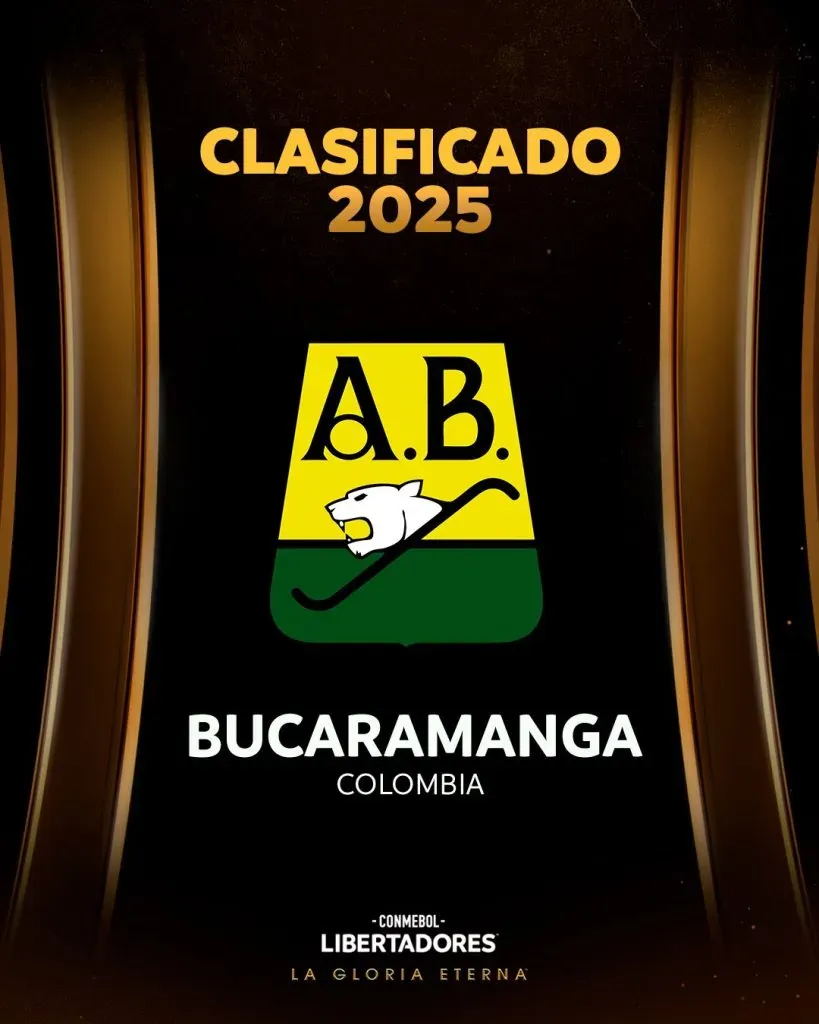 Bucaramanga, el último club en clasficarse a la Libertadores 2025.