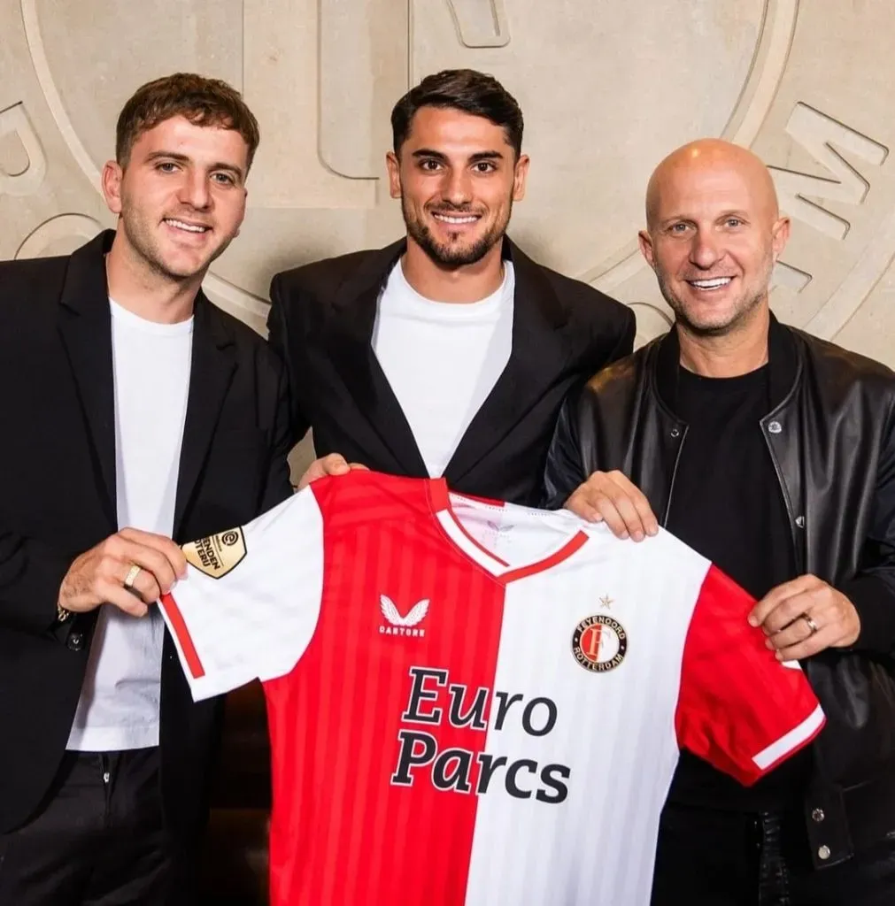 El representante de Adam Bareiro viajó a Europa. (Feyenoord prensa)