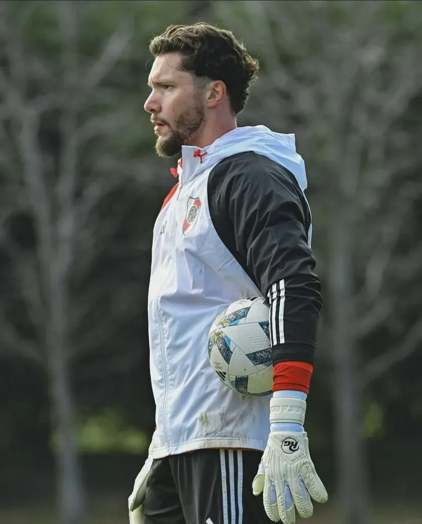 Ledesma podría debutar en el arco de River ante Millonarios.