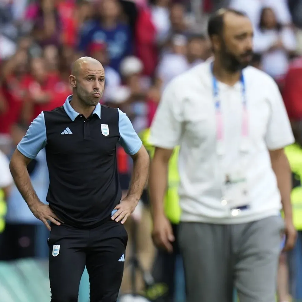 Javier Mascherano, entrenador de la Selección Argentina Sub 23 en los Juegos Olímpicos París 2024.