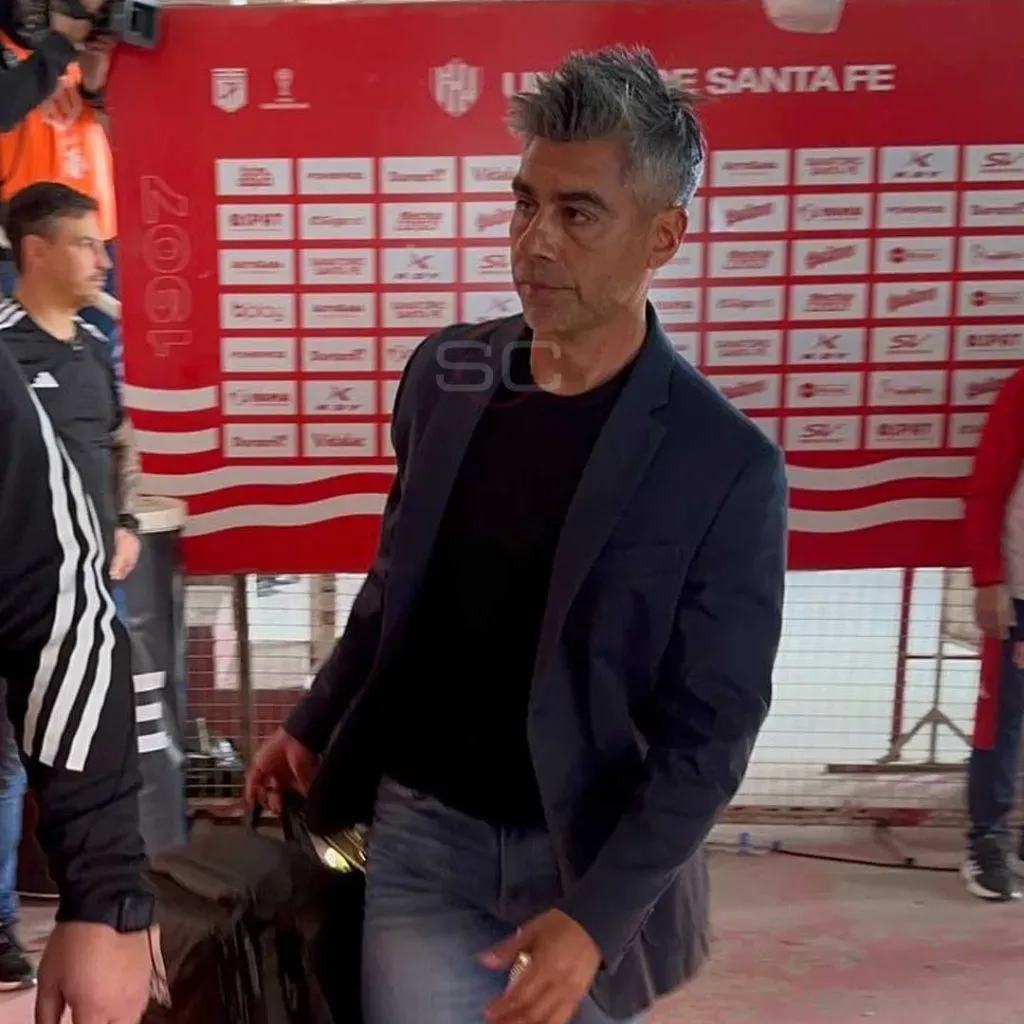 Marcelo Escudero, listo para su debut como técnico interino de River frente a Unión. (Foto: ESPN).