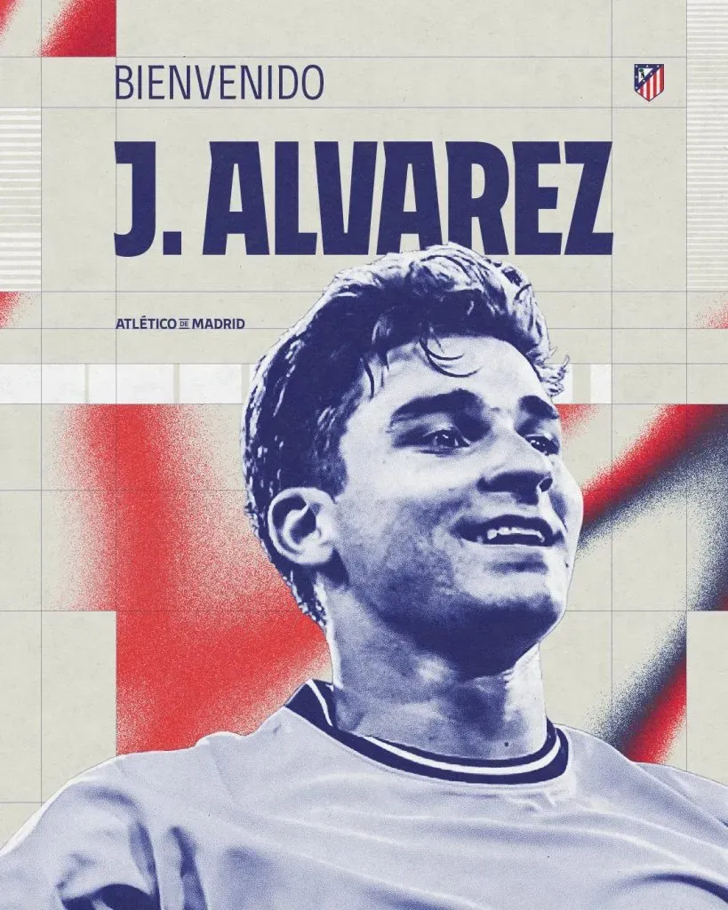 Es oficial: Julián Álvarez firmó en Atlético Madrid.