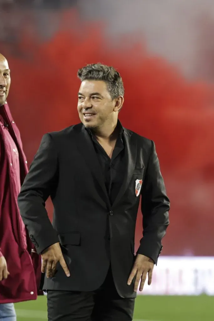 Marcelo Gallardo fue ovacionado por todo el Monumental (Foto: Diego Haliasz / LPM).