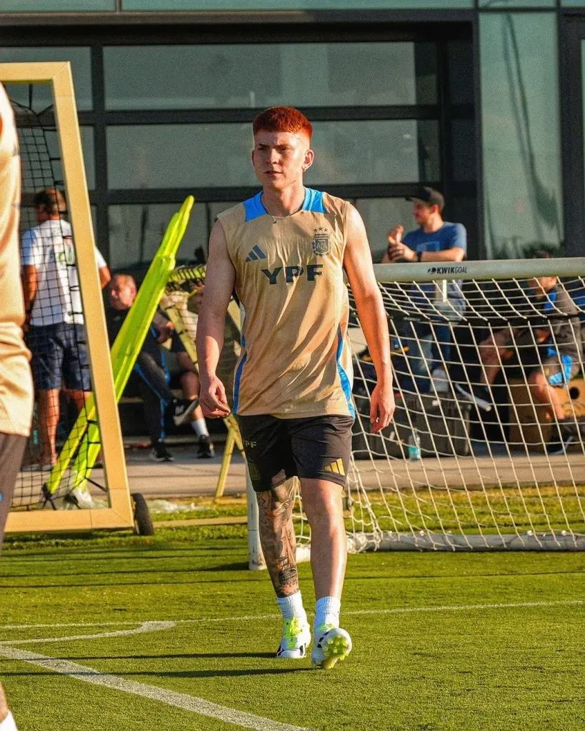 El Colo venía entrenándose con la Selección en Estados Unidos. (Instagram)