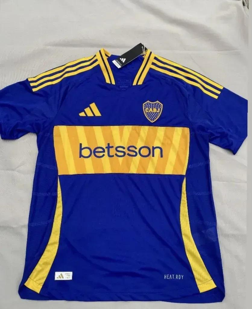 La camiseta titular de Boca para la próxima temporada.