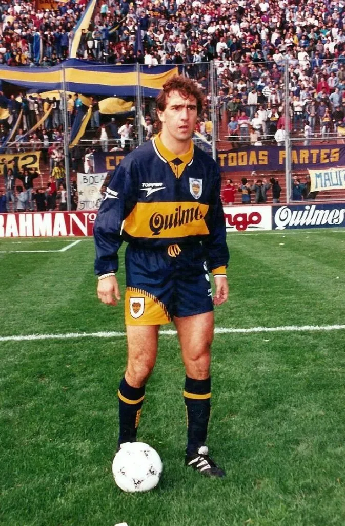 Lorenzo durante su etapa en Boca.