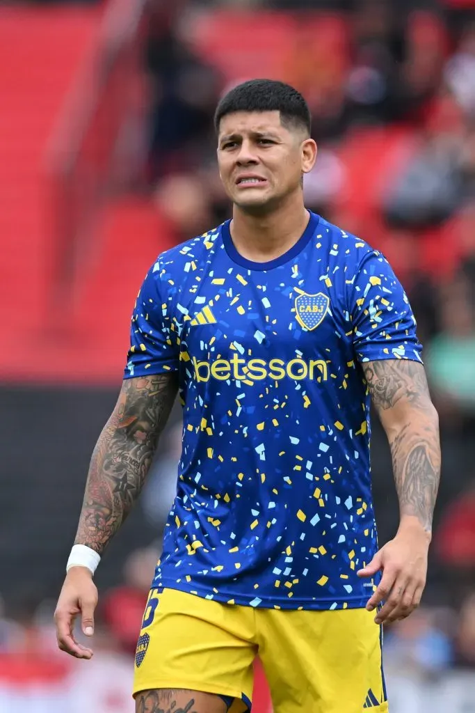 Marcos Rojo, en Boca. (Getty)