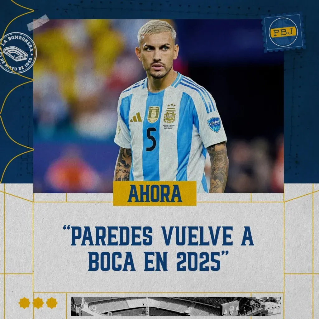 La noticia del día: Paredes, cerca de volver a Boca.