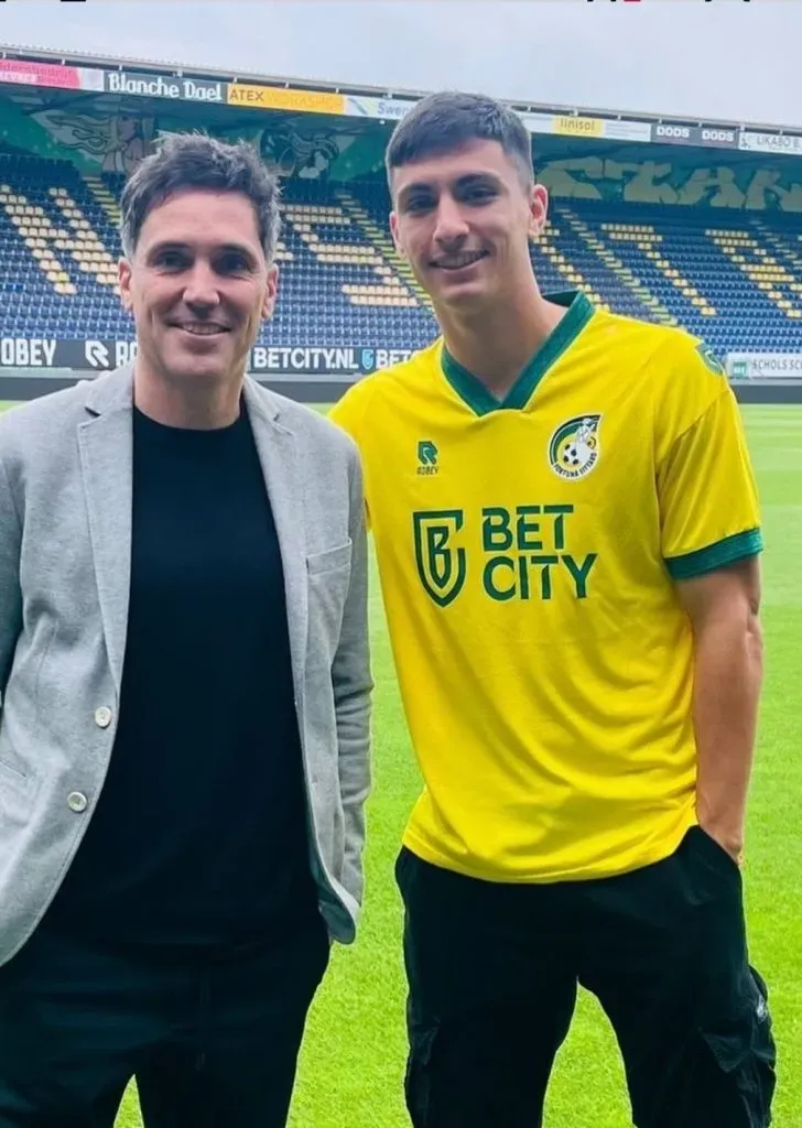 Ezequiel Bullaude en el Fortuna Sittard de Holanda