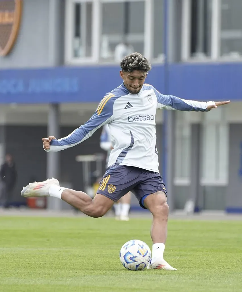 Cristian Medina, en Boca. (IMAGO)