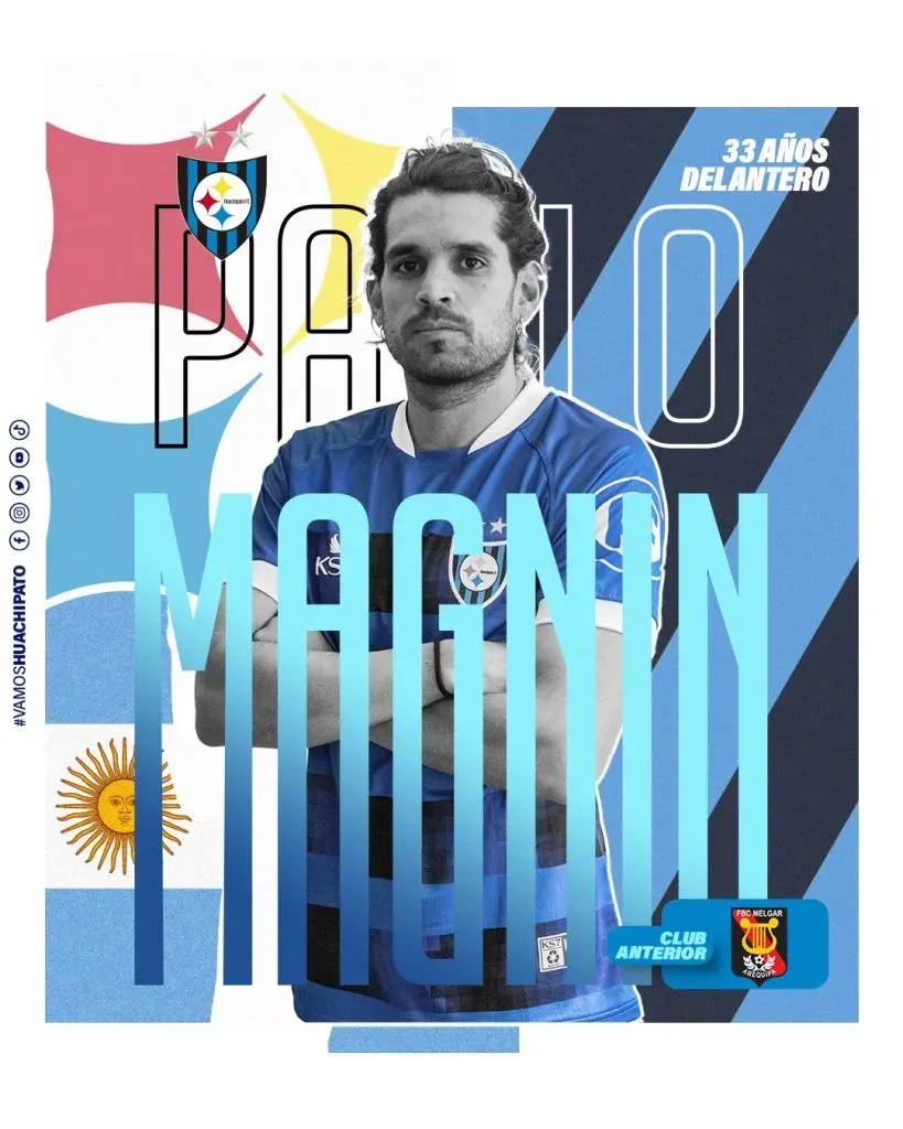 Pablo Magnín llega a Huachipato para la segunda rueda. Foto: Comunicaciones Huachipato.