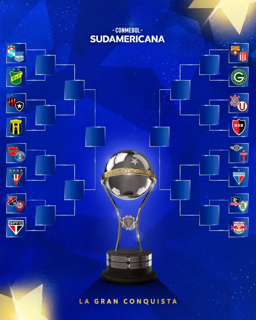 Así quedó el sorteo de la Copa Sudamericana