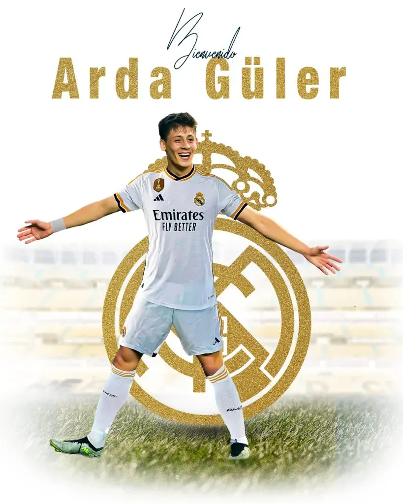 Real Madrid presentó a Arda Güler como su nueva joya.