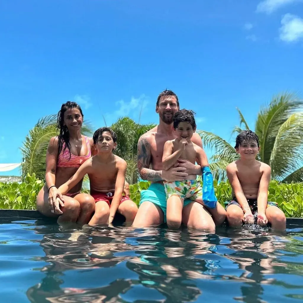 Messi está feliz de ir a vivir con su familia a Miami (Instagram)