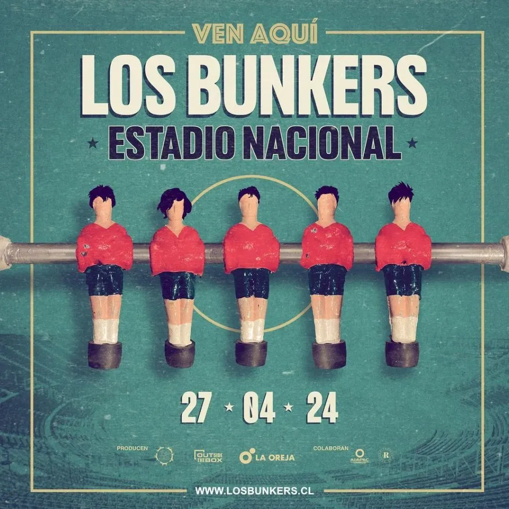 Amigos y amigas, estamos felices de anunciar nuestro gran concierto en el Estadio Nacional Julio Martínez Prádanos el 27 de abril del 2024, lugar emblemático que encarna la memoria colectiva y donde han ocurrido los más grandes eventos deportivos y musicales de la historia de Chile. Estamos preparando para Uds. un show inolvidable que no te puedes perder 🏟️La venta de entradas será comunicada en los próximos días, así que estén atentos.¡Nos vemos en el Nacional!🔥