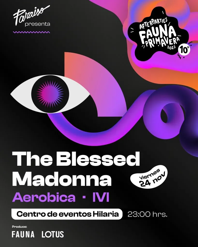 The Blessed Madonna es el gran DJ que se presenta el viernes y antes de estar en el Fauna. Foto: Lotus