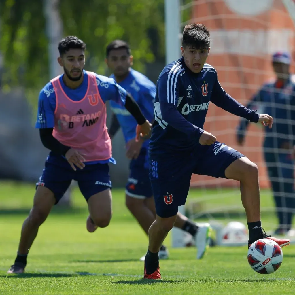 Universidad de Chile tuvo su última práctica antes de viajar a Temuco (@udechile)