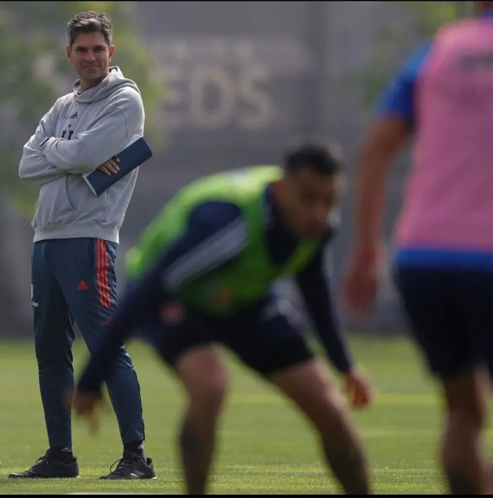 Mauricio Pellegrino da un día de descanso a los jugadores de Universidad de Chile, antes de volver al Campeonato Nacional. Foto: U. de Chile.