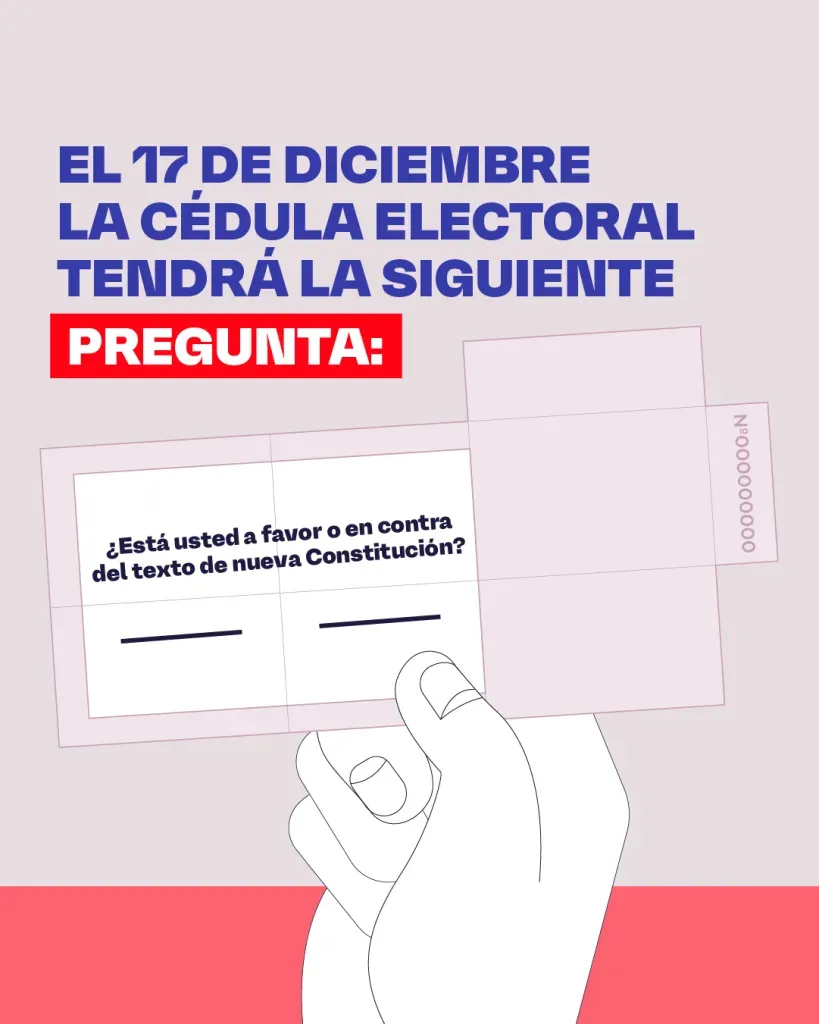 Así será el voto este 17 de diciembre.