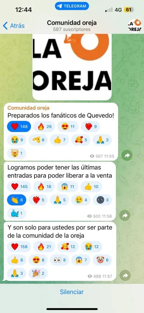 Telegram La Oreja