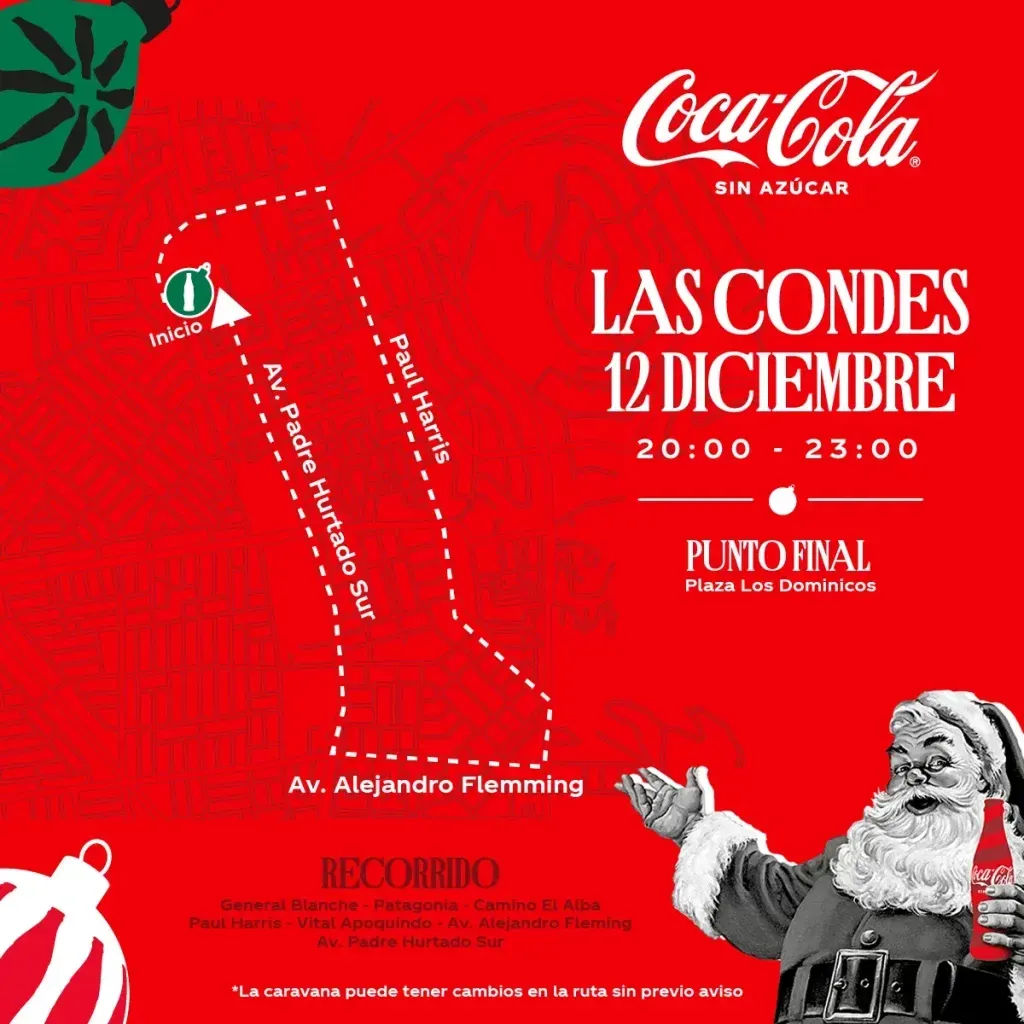 Recorrido de Las Condes (Foto: Coca Cola)
