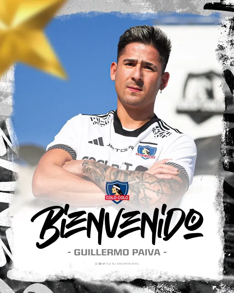 El paraguayo Guillermo Paiva, la última incorporación del Cacique. Foto: Comunicaciones Colo Colo.