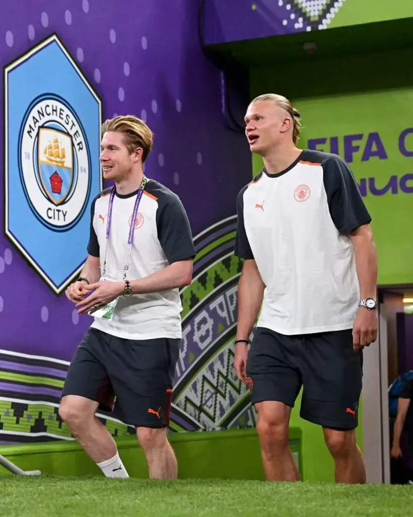 Kevin De Bruyne y Erling Haaland fuera del Mundial de Clubes (@ManCity)