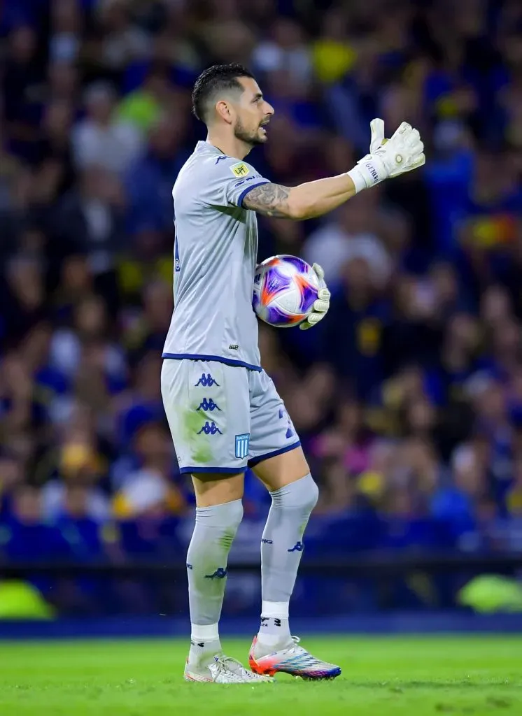 Gabriel Arias lo buscó la U y ahora define su futuro en Racing (Getty Images)