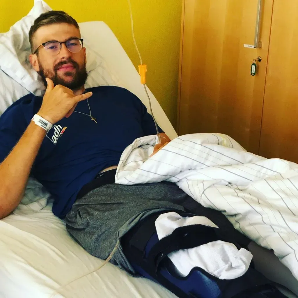 Para más remate, el alemán había sido operado hace menos de un año | Instagram