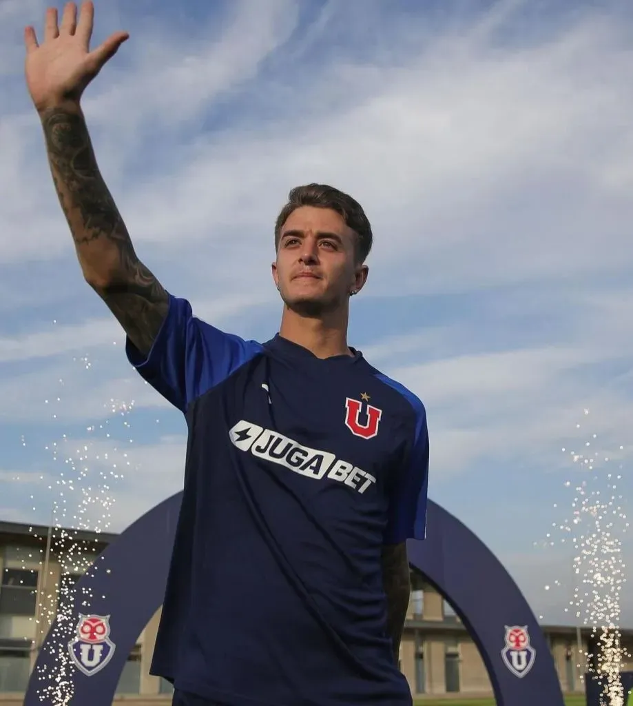 El defensor será el nuevo compañero de Matías Zaldivia. Foto: U. de Chile.