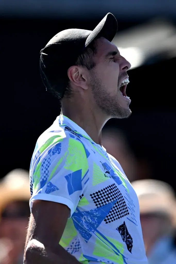 Alejandro Tabilo gritó con todo el error de Fils que le dio el triunfo en Auckland | Getty Images
