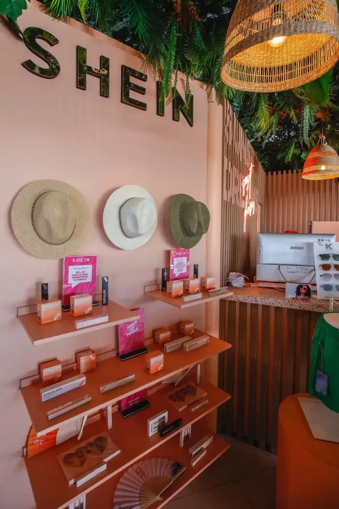 IBIZA, SPAIN – MAY 05: A general view at an exclusive SHEIN fashion show &amp; pop-up shop at O Beach Ibiza on May 05, 2023 in Ibiza, Spain. SHEIN has announced their first sponsorship of weekly pool parties at the iconic beach club.  (Photo by Xavi Torrent/Getty Images for SHEIN)