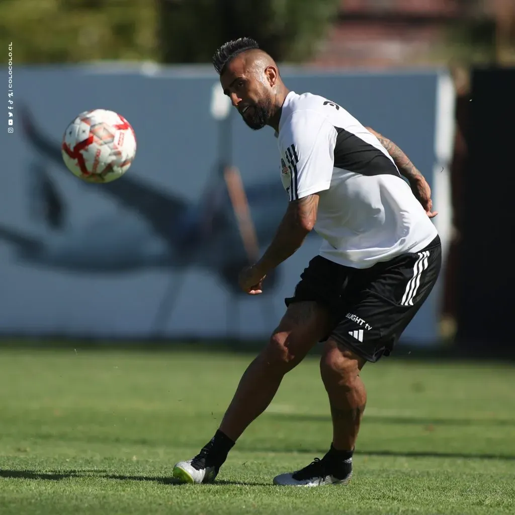 Arturo Vidal será titular en Colo Colo | Foto: Colo Colo