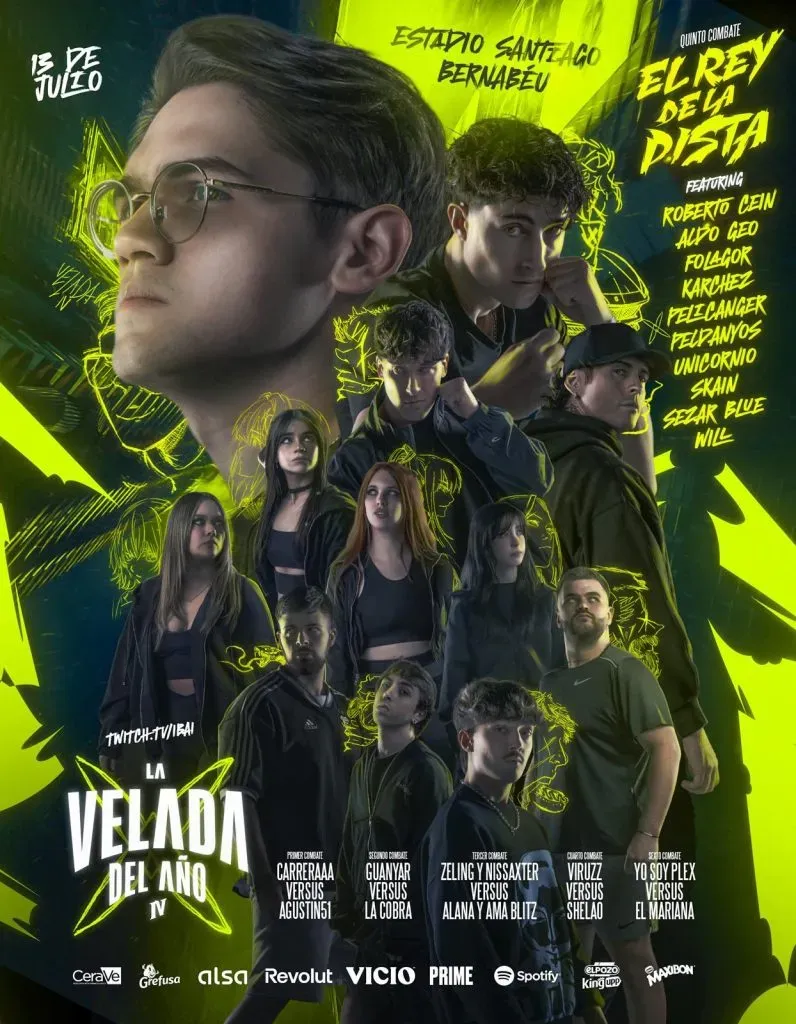 Afiche oficial de “La Velada del Año IV”.