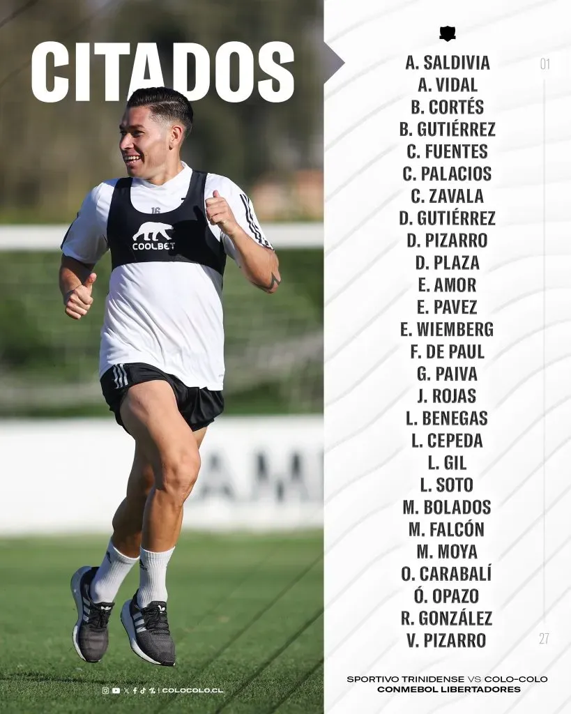 Citados de Colo Colo.