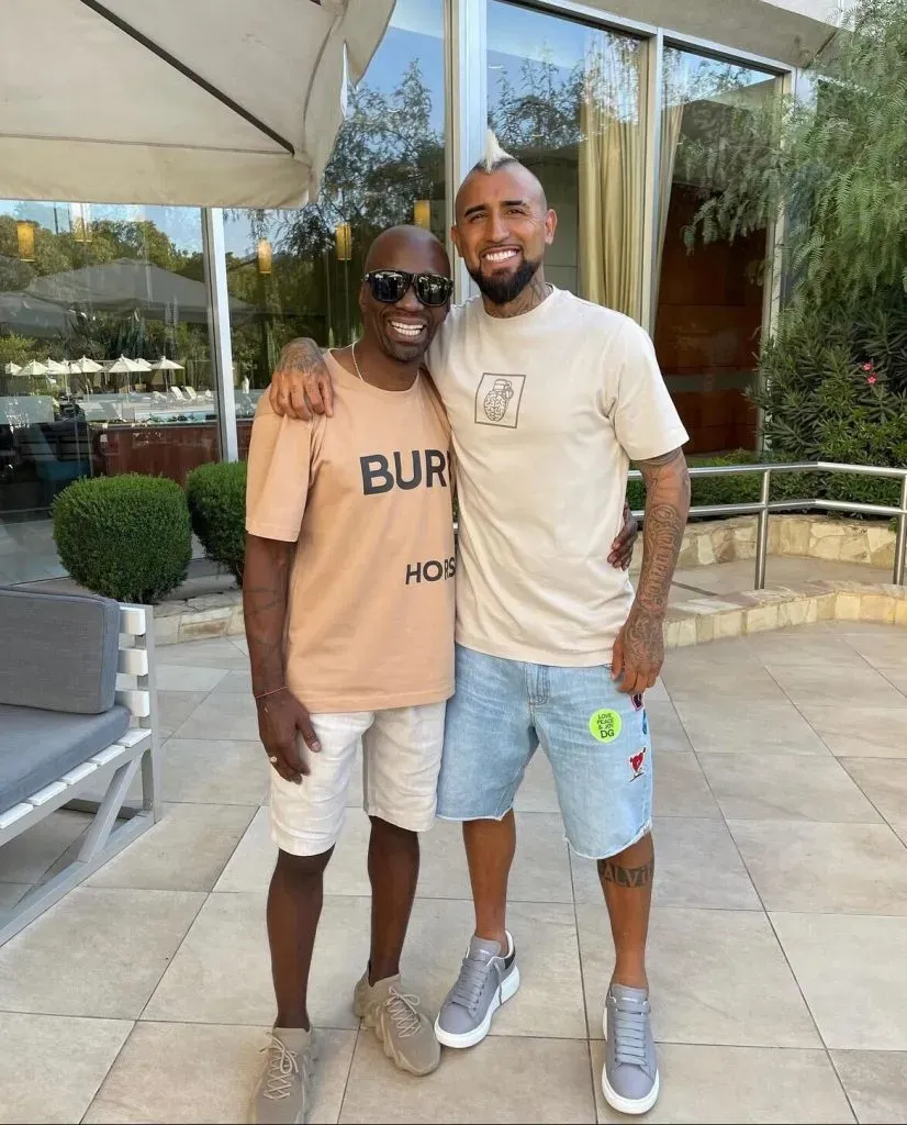 Vidal también compartió con Makelele.