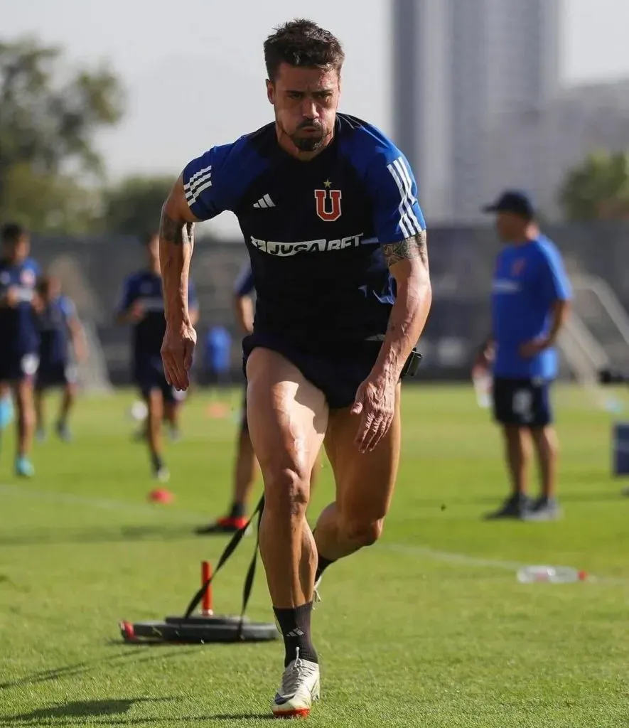 Juan Pablo Gómez se preparó para su regreso en la U. Foto: U. de Chile.