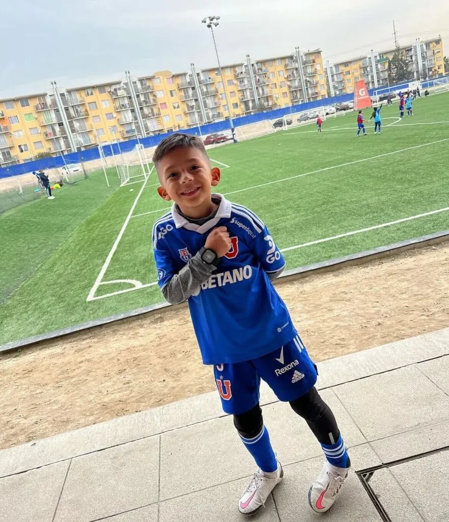 Ramiro Fernández en el Centro Deportivo Azul.