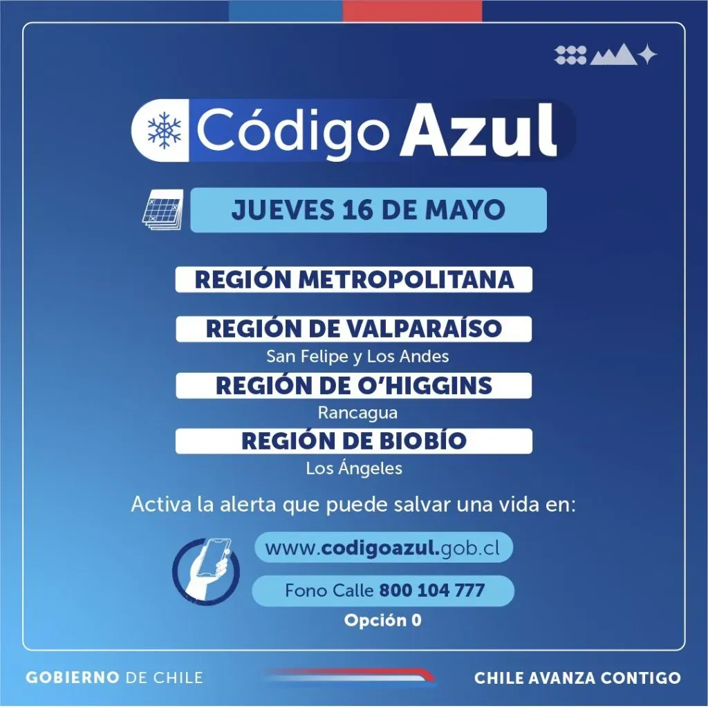 Se activó código azul por frío extremo. Foto: Min Des. Social.