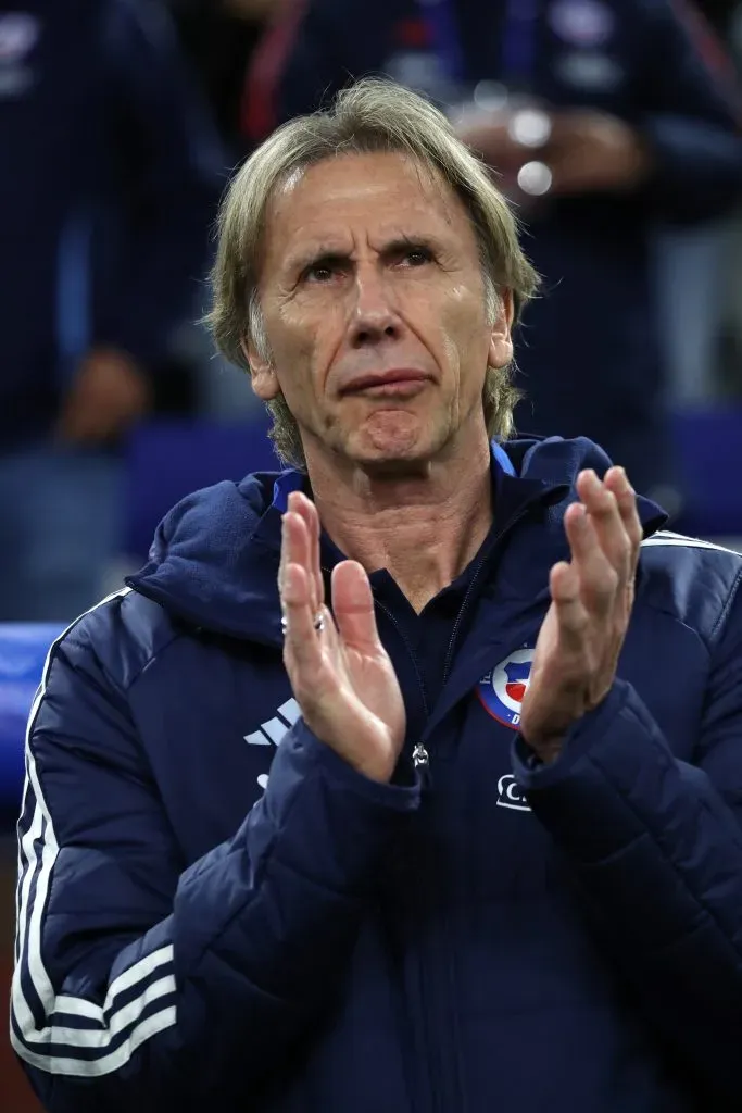 Ricardo Gareca en el amistoso de la Roja ante Francia. (Manu Blondeau/AOP/SIPA/PHOTOSPORT).