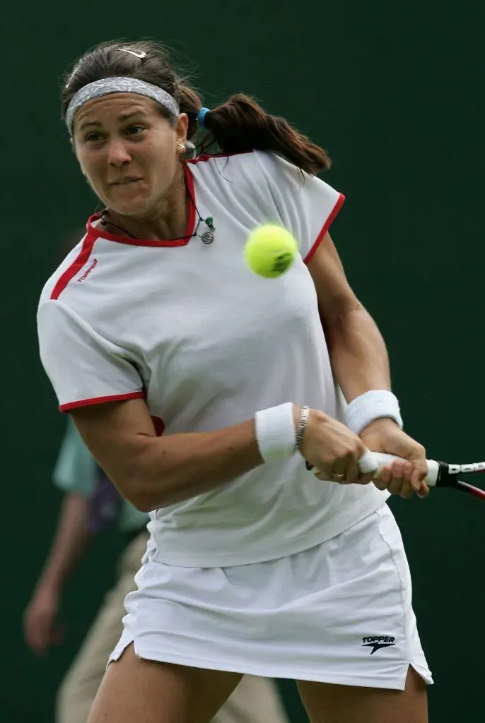 Mariana Díaz en su época de tenista- (Foto: Getty Images)