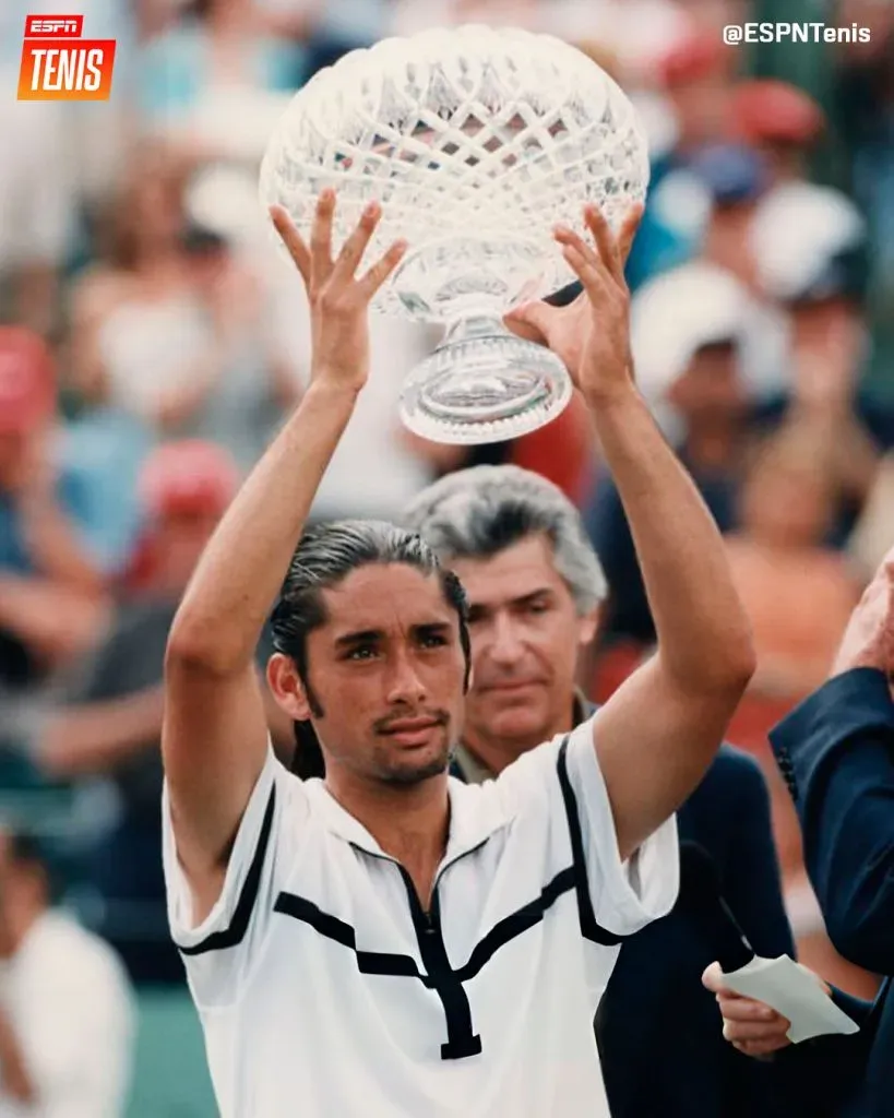 Marcelo Ríos campeón. Foto: ESPN tenis.