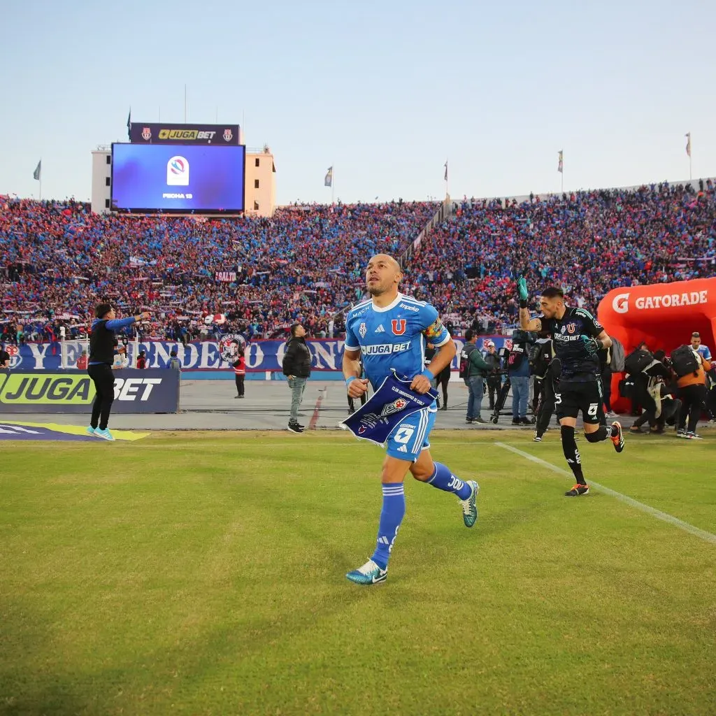 Los azules vuelven a jugar el domingo ante Ñublense. Foto: U. de Chile.