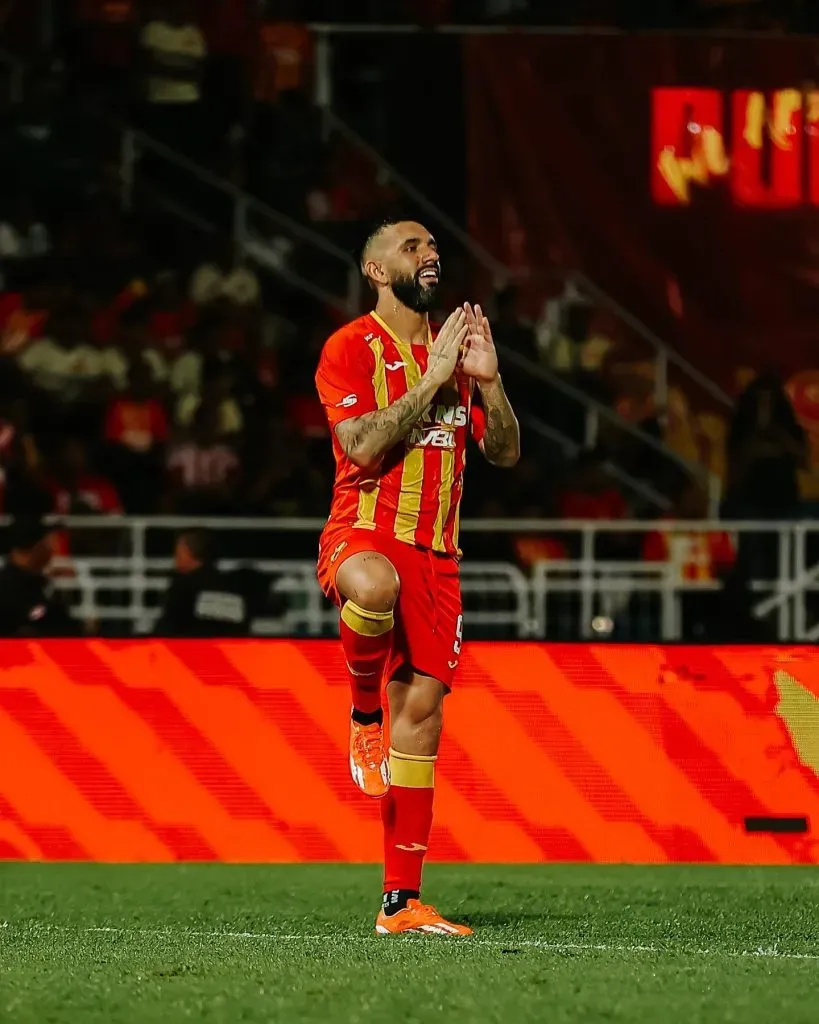 Ronnie Fernández anotó por primera vez con la camiseta del Selangor. Foto: Comunicaciones Selangor.