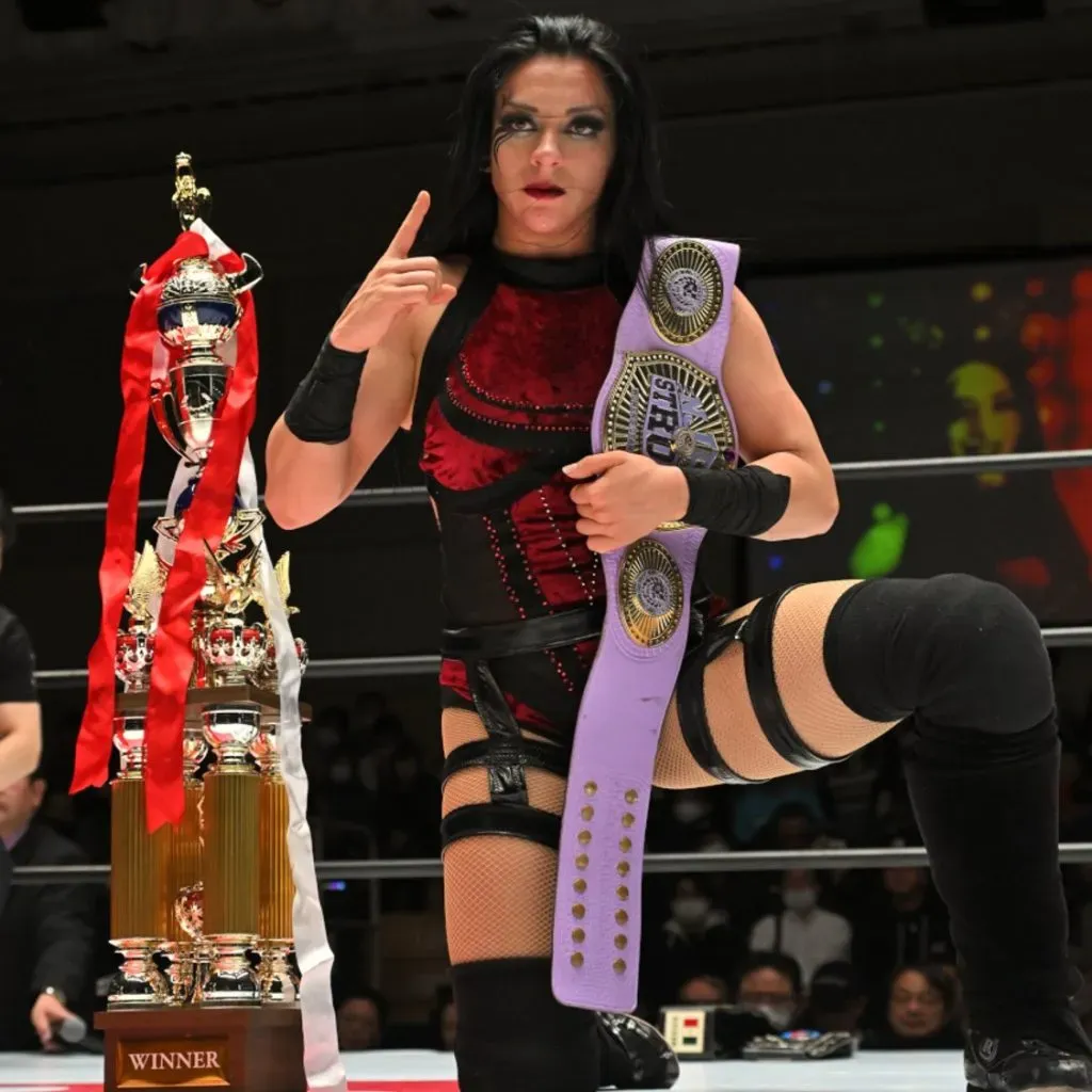 Stephanie Vaquer, múltiple campeona mundial de lucha libre (New Japan Pro Wrestling)