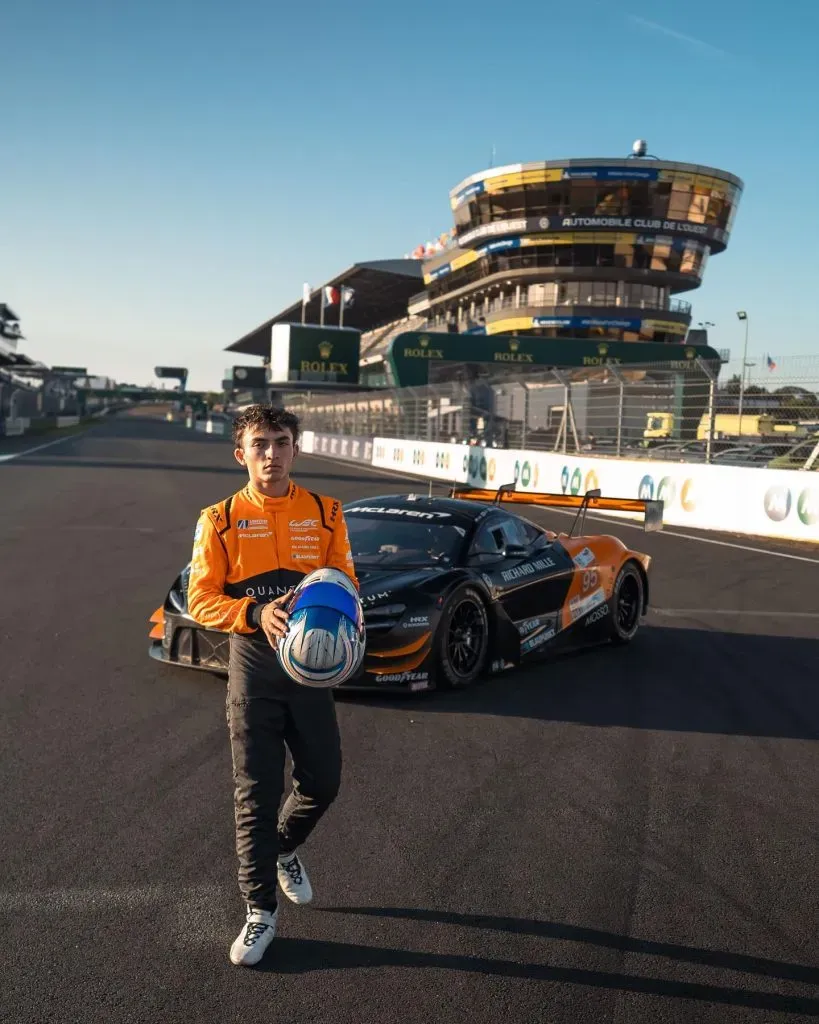 Nicolás Pino estará en las 24 horas de Le Mans. Imagen: Instagram.